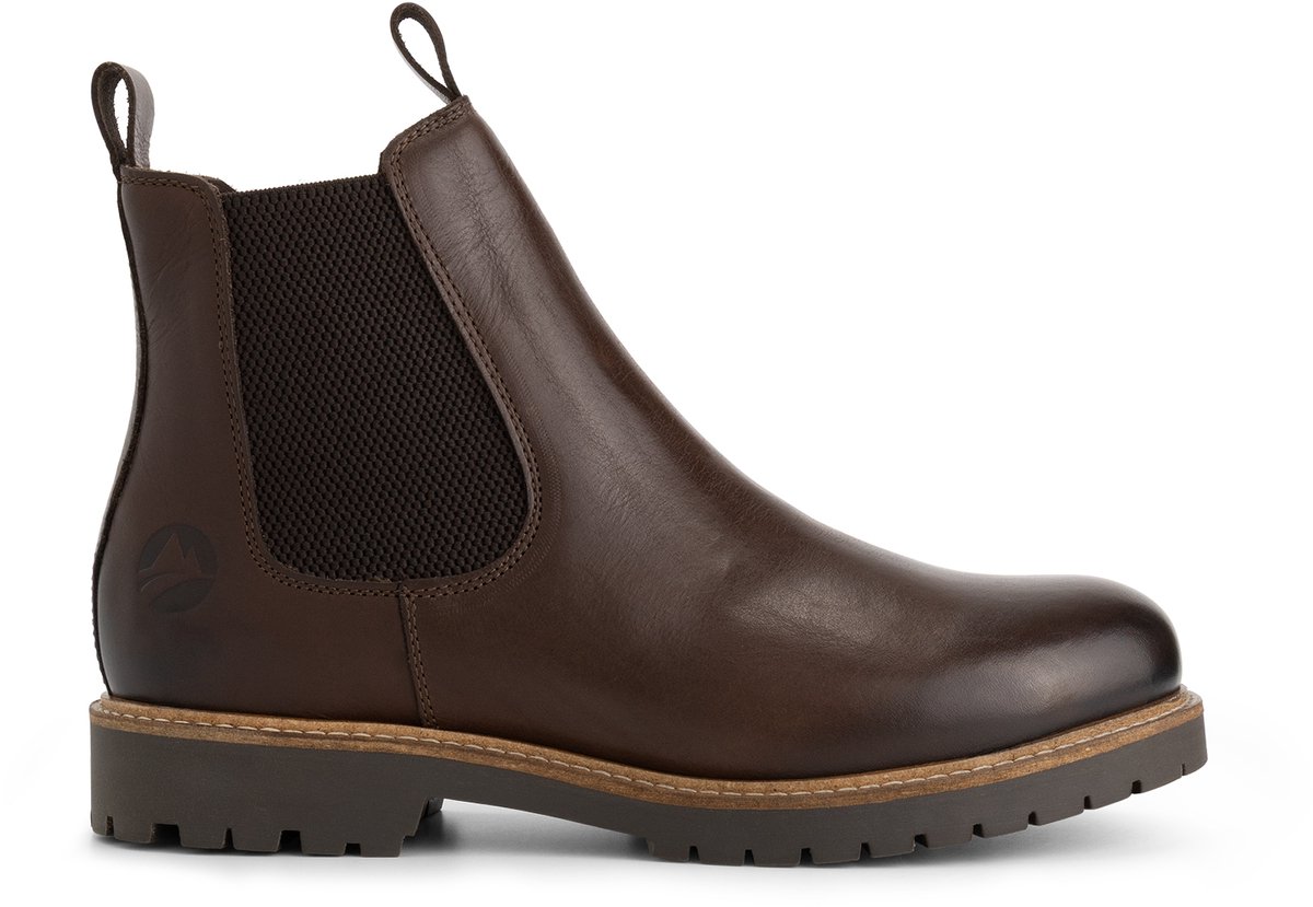 Travelin' Agder Dames - Chelsea boots - Leer - Donkerbruin