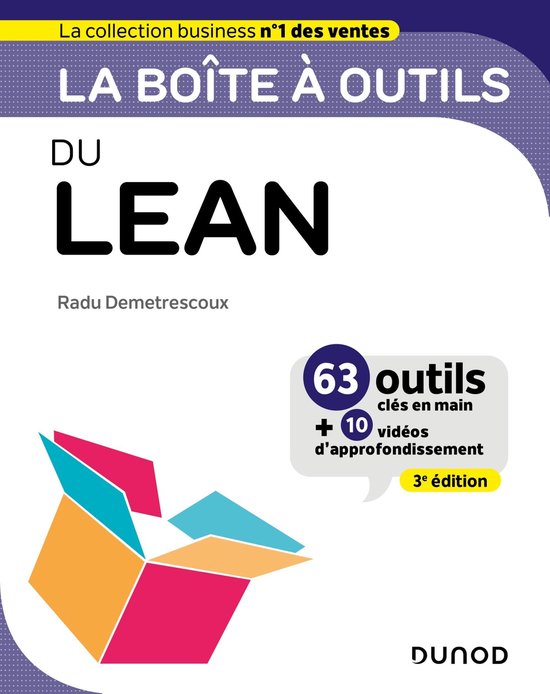 La boîte à outils du Lean - 3e éd. - cover
