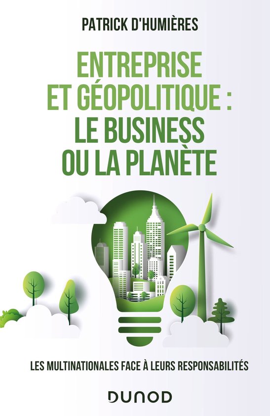 Entreprise et géopolitique : le business ou la planète - cover