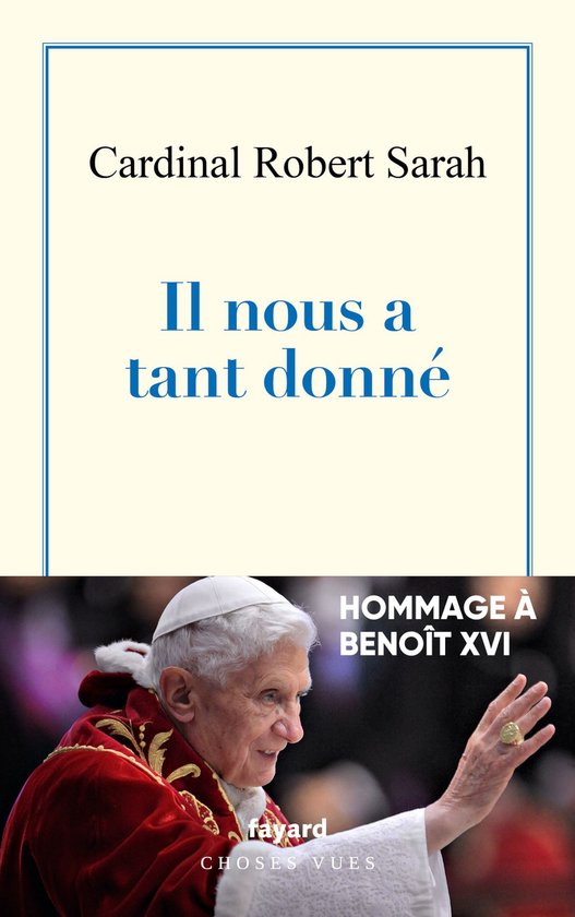 Il nous a tant donné - cover