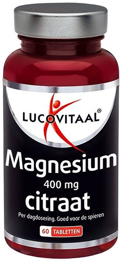 Lucovitaal Magnesium Citraat Voedingssupplement - 60 tabletten