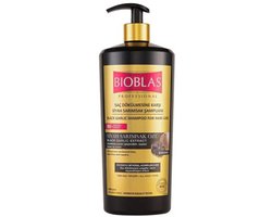 Bioblas Anti haaruival Shampoo Zwart Knoflook 1000ml, Geurloos, Anti-Haaruitval voor Dames en Heren - unisex - Herbal shampoo - Bio shampoo - Organic - Bioblas shampoo - Anti- haaruitval