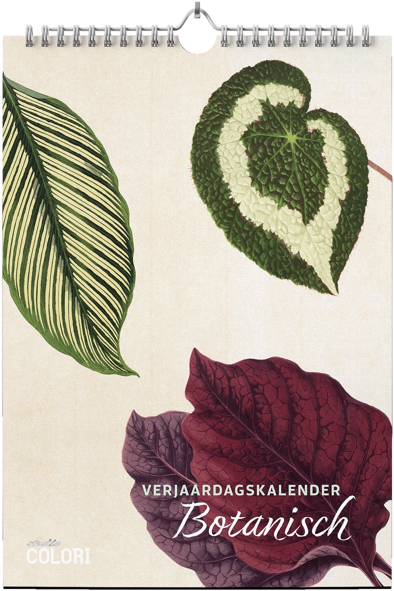 Verjaardagskalender Botanisch - A4 Verjaardagskalender volwassenen natuur - Premium kwaliteit