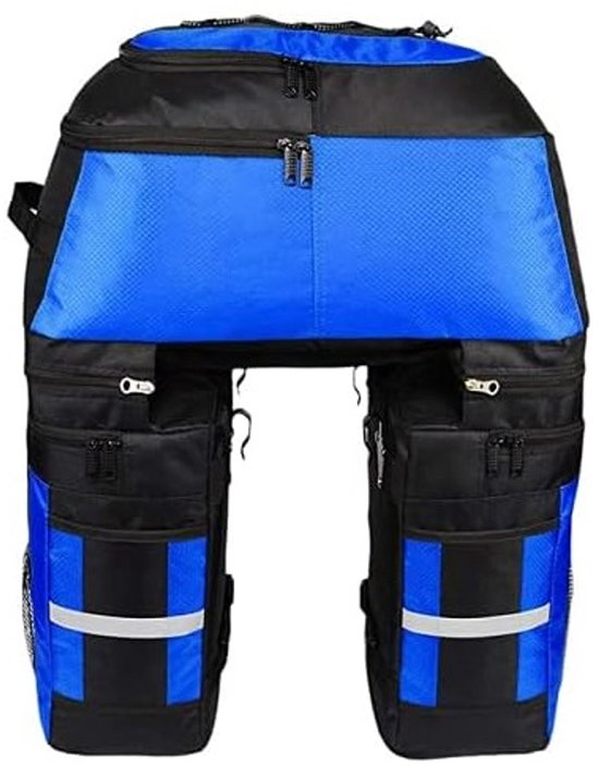WOLFMAN 3in1 Fahrradtasche Gepäckträger – wasserdichte 28L Gepäckträgertasche mit Tragegurt – Fahrrad Tasche hinten, variabel & robust – Ideal für Pendler & E-Bike