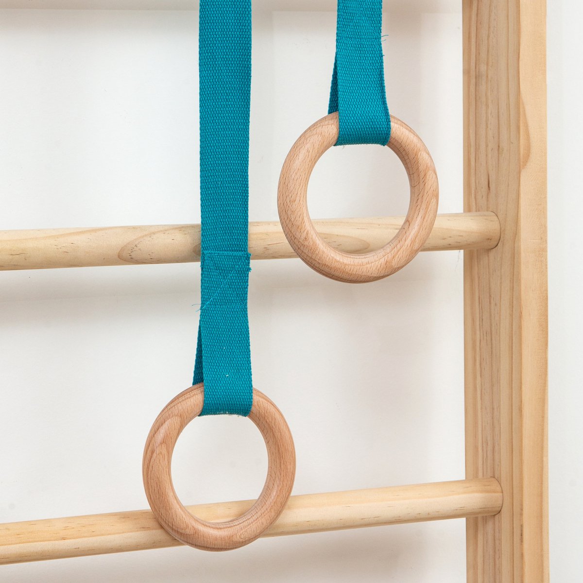 Buxibo Klimwand van Hout – Wandklimrek voor Binnen – Gym Speeltoestel voor Kinderen – 190x68x8 cm – Naturel — afbeelding 7