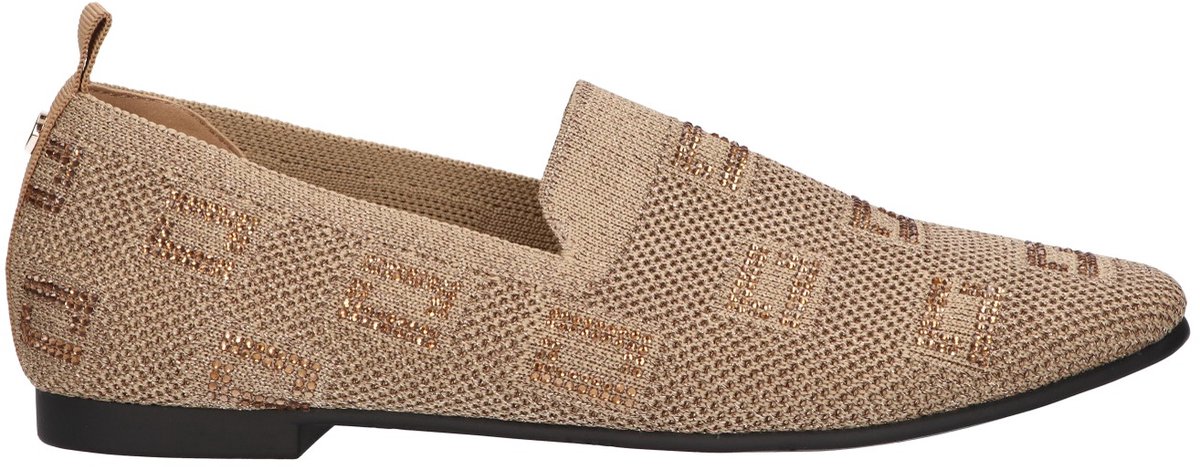 La Strada Loafer Goud Knitted - Damesschoenen - Maat - 37