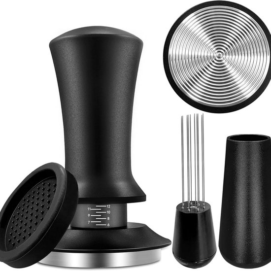 Koffie Tamper - Hout en Aluminium- 58 mm Koffie Tamper - Hout en Aluminium- 58 mm