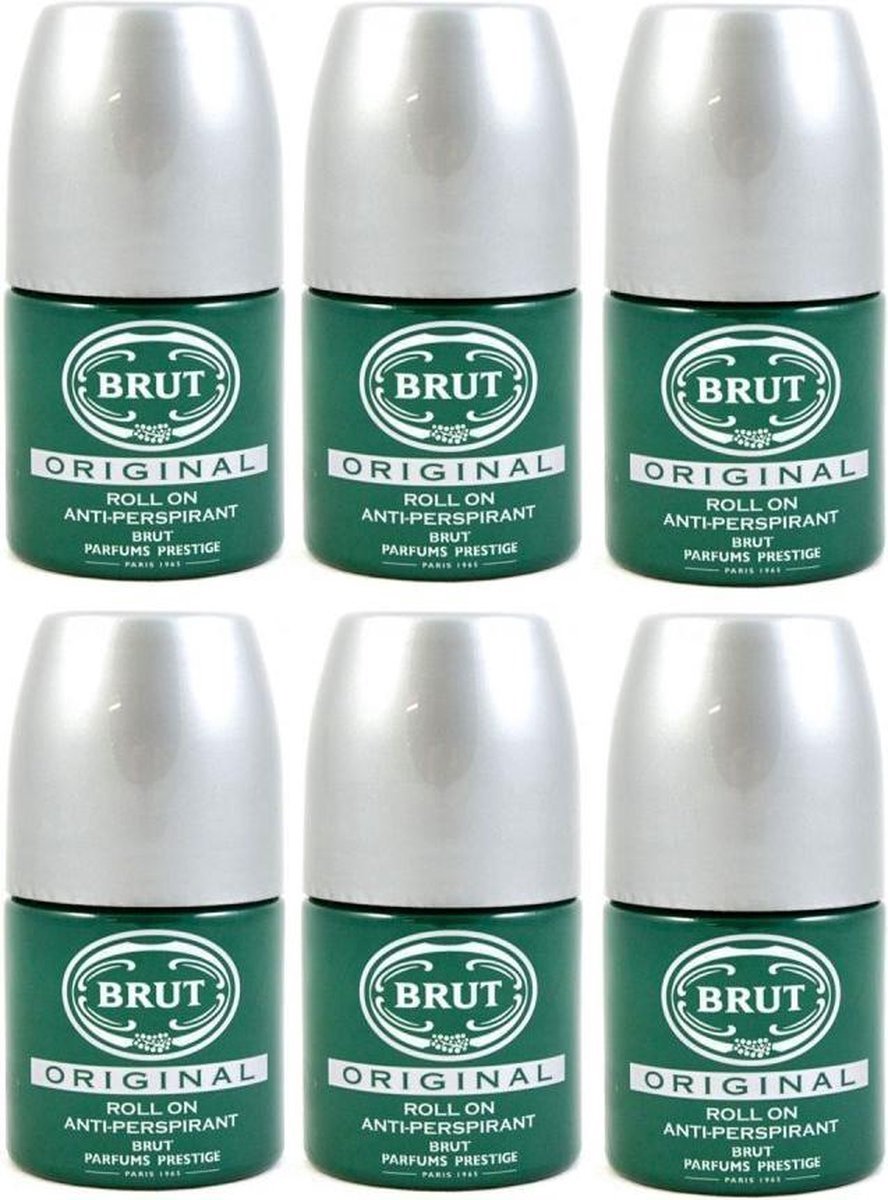 Brut Original Deo Roller - Voordeelverpakking 6 x 50 Ml
