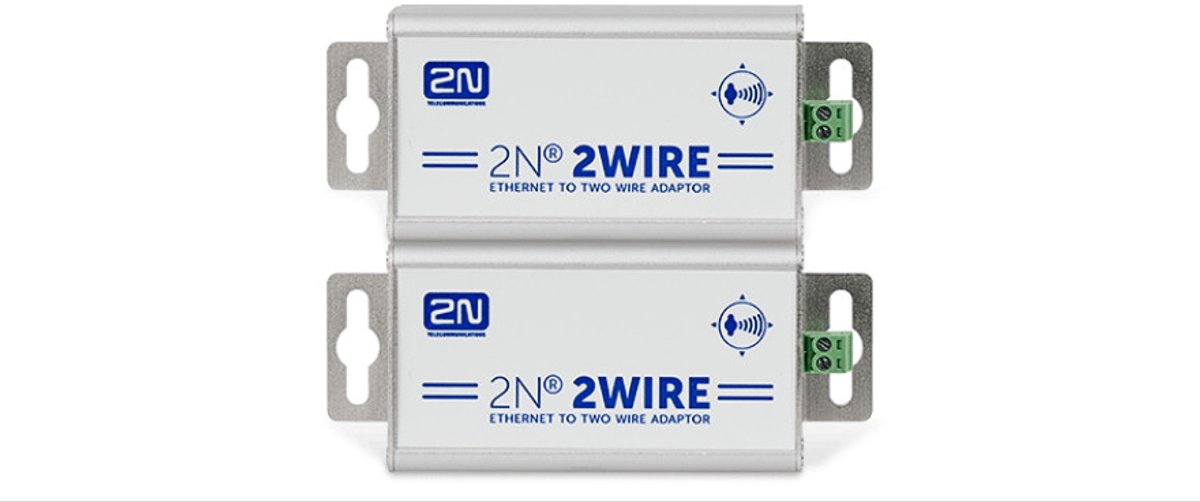 2N 2WIRE-SET OF 2 ADAPTORS Signaalomvormer Aluminium, Metallic