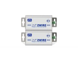 2N 2WIRE-SET OF 2 ADAPTORS Signaalomvormer Aluminium, Metallic