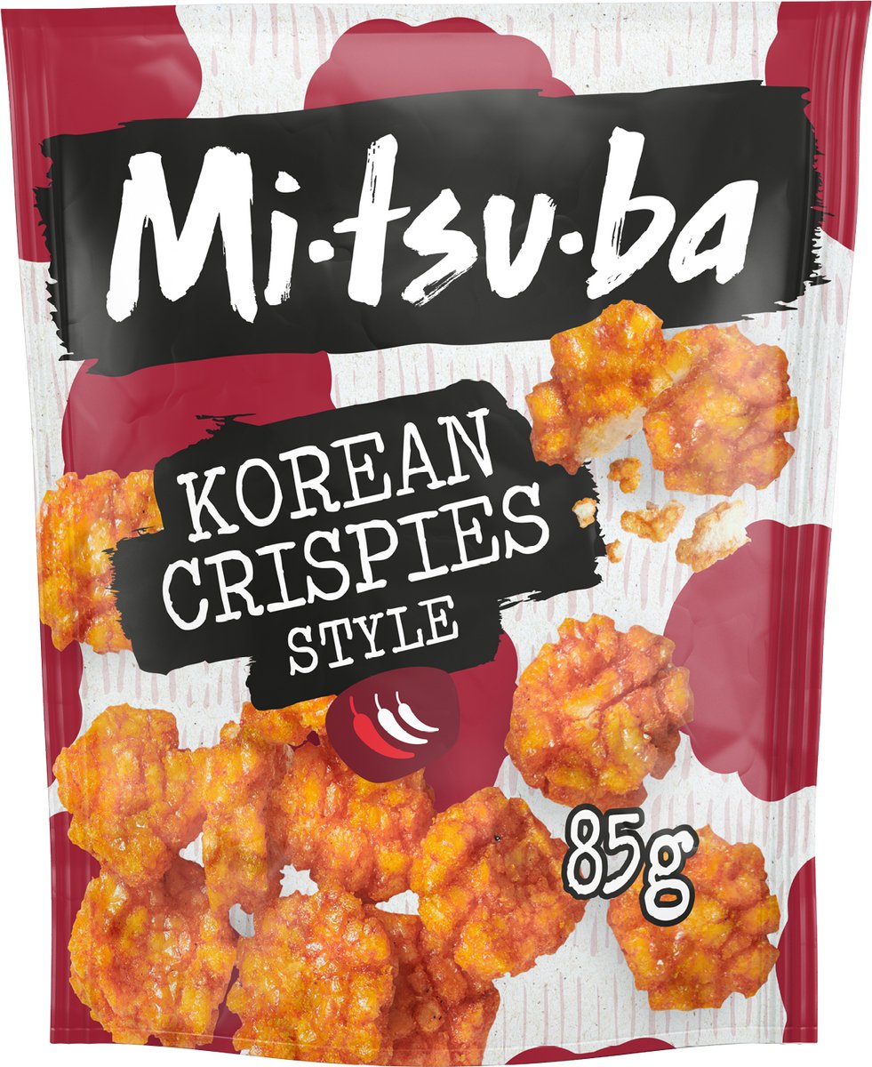 Mitsuba Snacks - Korean Crispies - Rijstzoutjes - Box of 6 x 85 gram