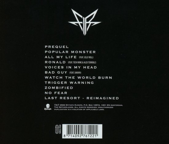 Falling In Reverse Popular Monster - CD post-hardcore rock rap