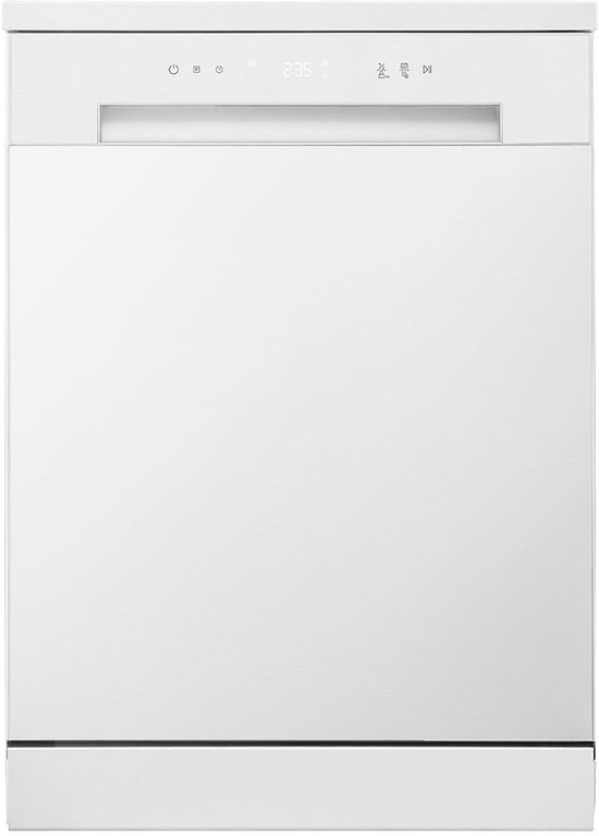 LG DF030FW - Vrijstaande vaatwasser - Energielabel E - Franse Display - 60cm - TrueSteam™ - QuadWash™