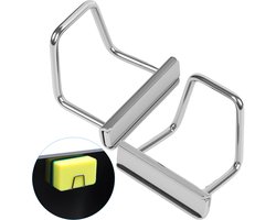 Dooki® Sponshouder Magnetisch RVS – Keuken Organizers – Keuken accessoires – Keukenorganizers – Aanrecht Organiser – Gootsteenorganizer – 1 Stuk