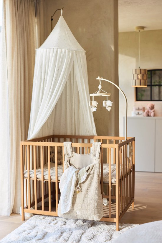Jollein Boxzak - 65x42cm - Box Teddy - Warm Sand - Boxopbergzak — afbeelding 4