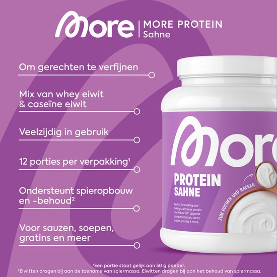 Protein Room MORE NUTRITION Room Proteine Poeder, Neutraal, 600 g, 12 Porties ...