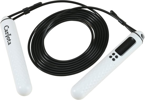 Caryota Smart Springtouw - Verstelbare Lengte - Sprong- en Calorieteller - Draadloos - Antislip