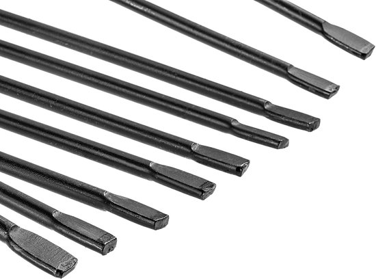 KADAX Aardappelvork zonder steel, raapvork van robuust staal, steenvork, aardappelvork, steenvork, draadvork, spatvork, hooivork, grafvork (zwart 9 tanden) van Merkloos	 — afbeelding 4
