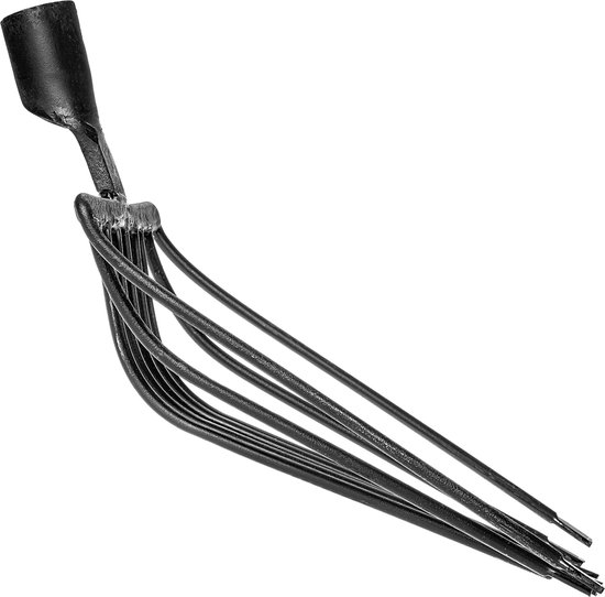 KADAX Aardappelvork zonder steel, raapvork van robuust staal, steenvork, aardappelvork, steenvork, draadvork, spatvork, hooivork, grafvork (zwart 9 tanden) van Merkloos	 — afbeelding 2