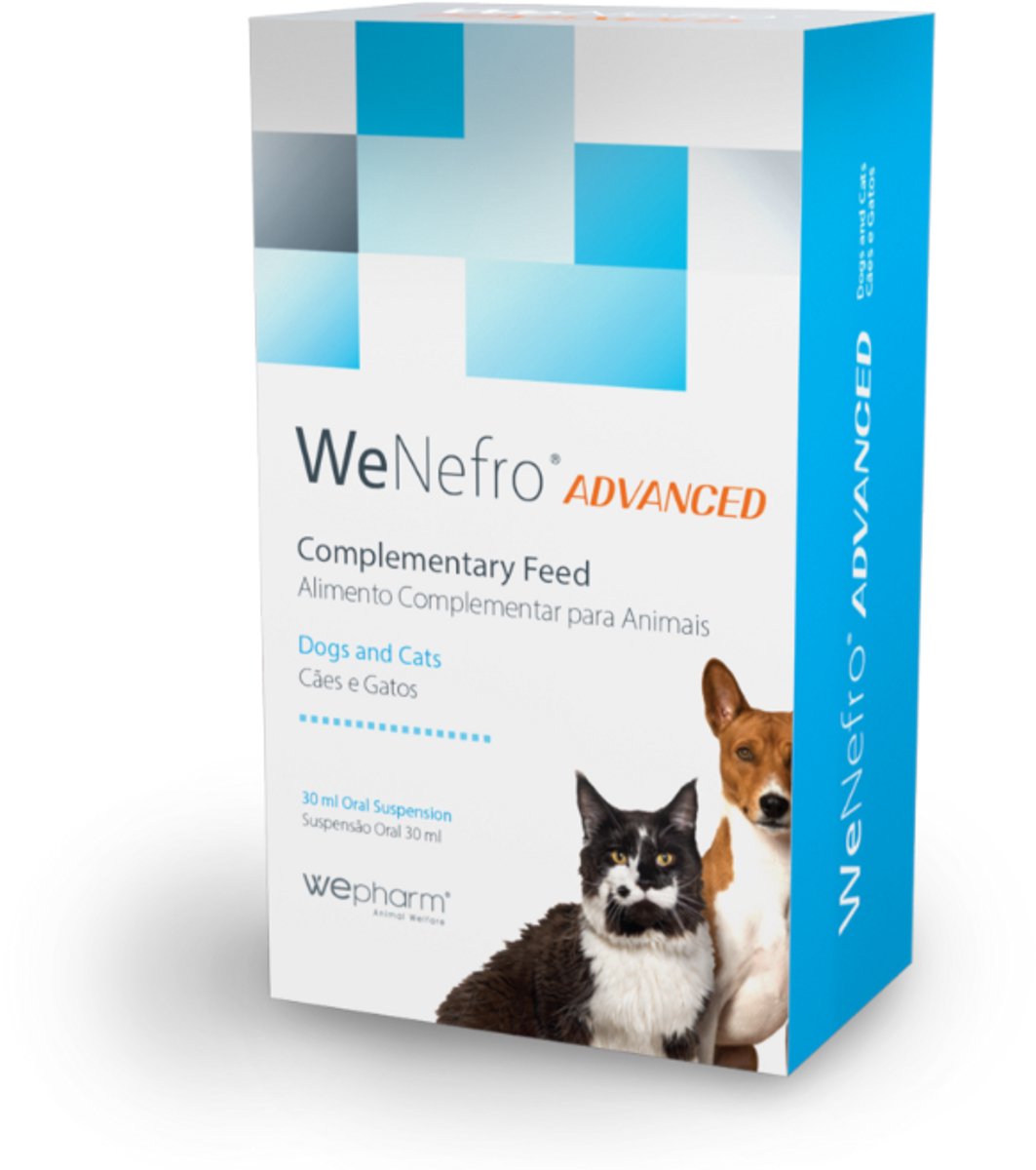 WePharm WeNefro Advanced - 30 ml - Ondersteuning Voor De Nieren Voor Honden en Katten - Natuurlijk Supplement