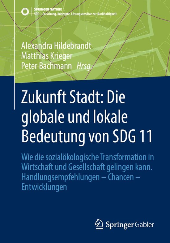 SDG - Forschung, Konzepte, Lösungsansätze zur Nachhaltigke ... - cover