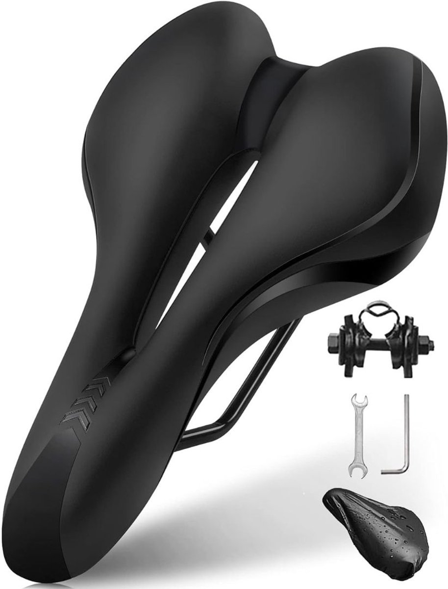 Fietszadel Heren - Ergonomisch - Comfortabel Gel - Waterdicht - Unisex