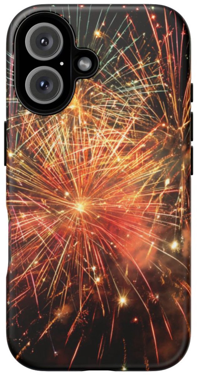 Kleurrijke Vuurwerkexplosie – Telefoonhoesje Geschikt voor iPhone 16