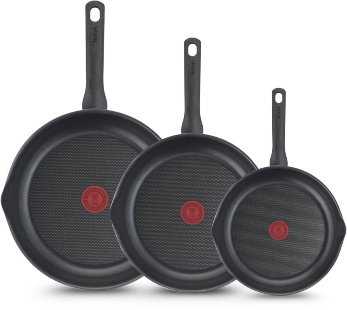 Bol.com Tefal B56490 Day by Day ON 3-delige pannenset (20/24/28 cm) aanbieding