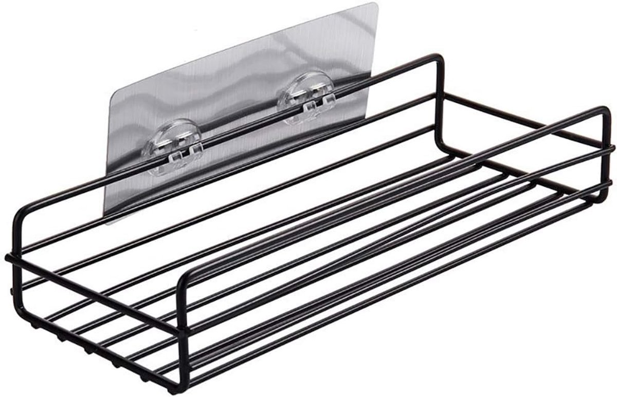 Hangende Opbergplank voor Badkamer - Metalen Zwevende Planken - Ijzer Badkamer Opbergrek m