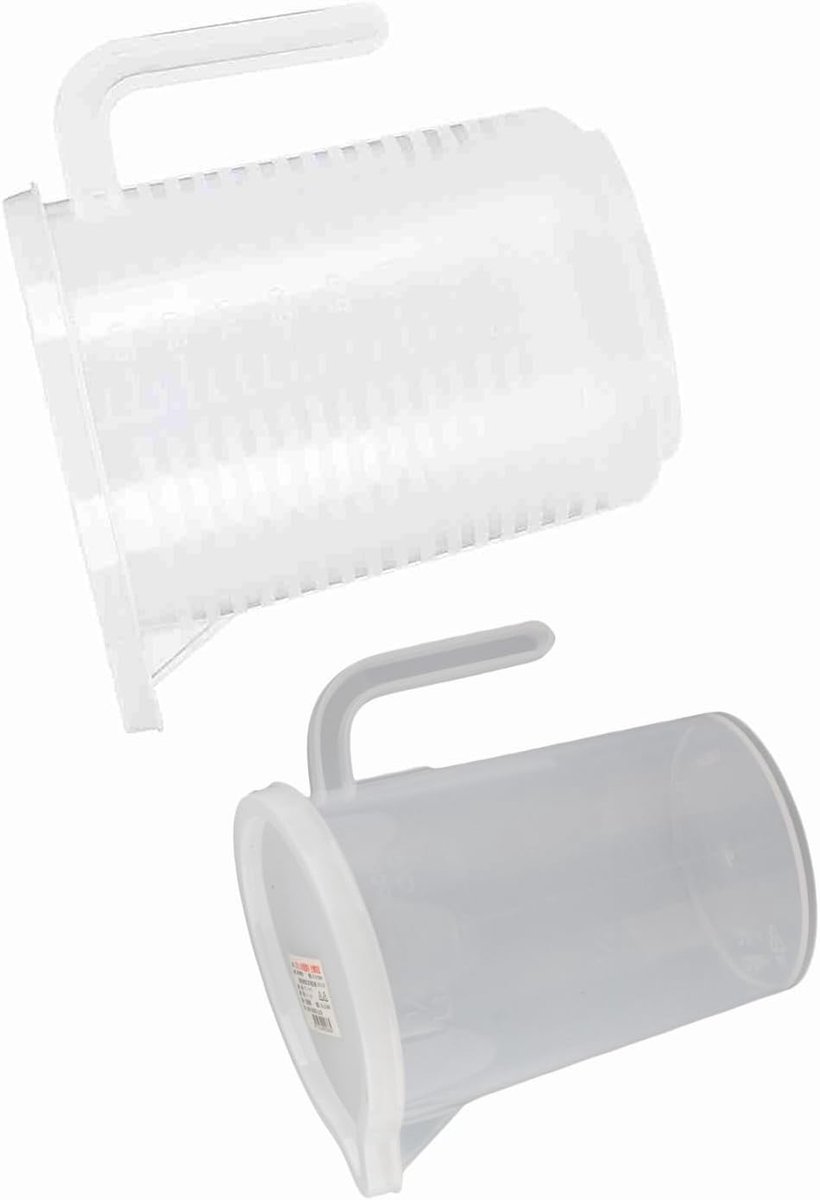 Plastic Maatbekers met Deksel - Keuken - Koken - Bakaccessoires - Keukeninventaris (500ML)