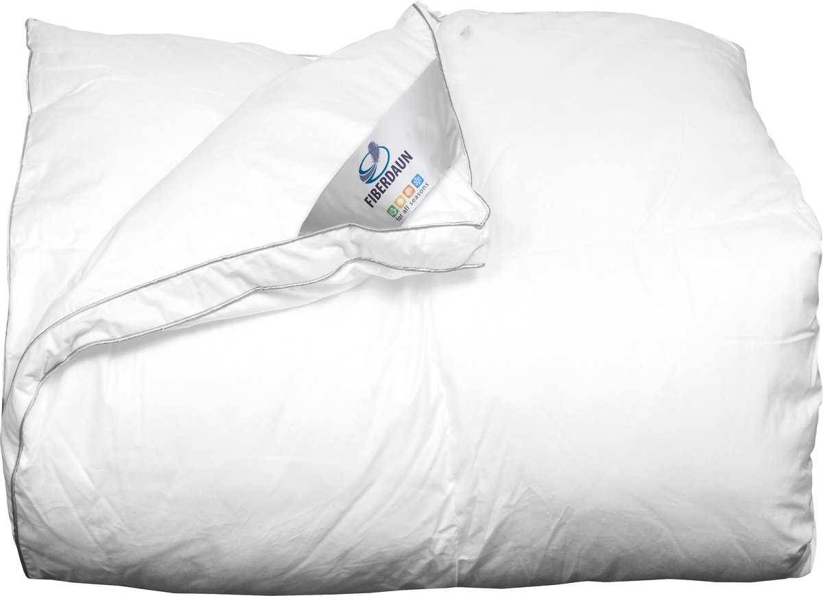 Polydaun Fiberdaun dekbed - enkel - anti-huisstofmijt - voelt aan als dons - 140x220 cm