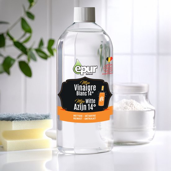 Epur Azijn 14° - ontkalkt en reinigt - 750 ml - Prijs per stuk