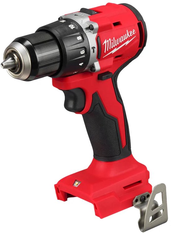 Milwaukee M18 BLPDRC-0X Compacte accu klop-/schroefboormachine 18V Basic Body in HD-Box - 4933492821