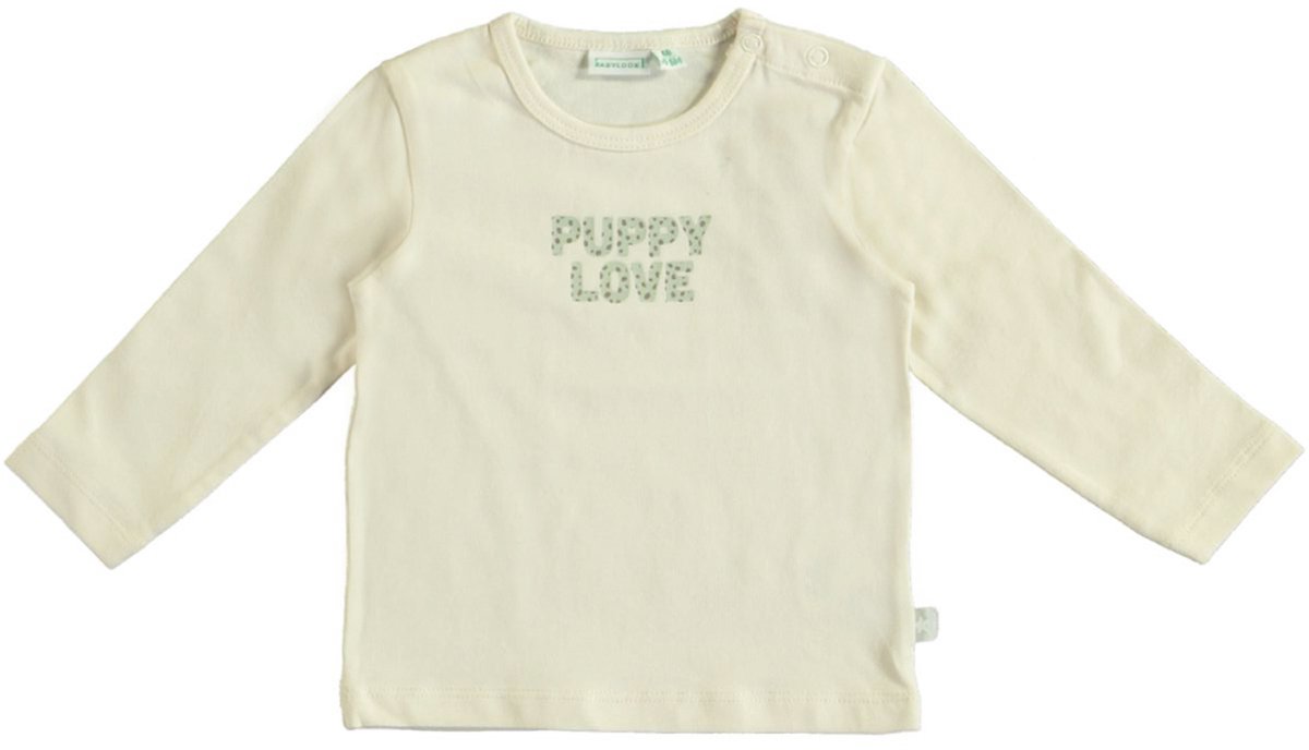 Babylook Puppy Love T-Shirt - Mt. 50 - Buttercream