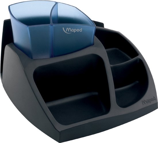 Essentials Green Compact Office accessoire houder - zwart/blauw