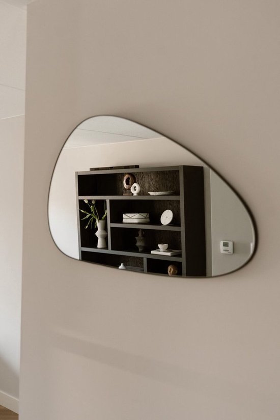Spiegel Dean - organische vorm - asymmetrisch - wandspiegel - 120cm - Indore