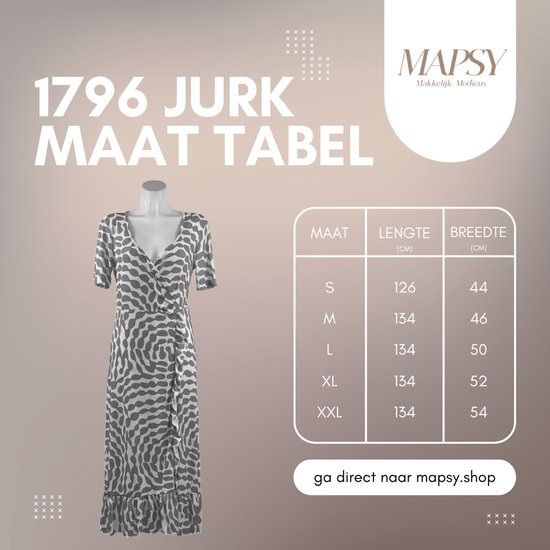 Angelle Milan - Vêtements de voyage pour femmes - Robe portefeuille rose / Oranje - Respirante - Infroissable - Robe durable - En 5 tailles - Taille L