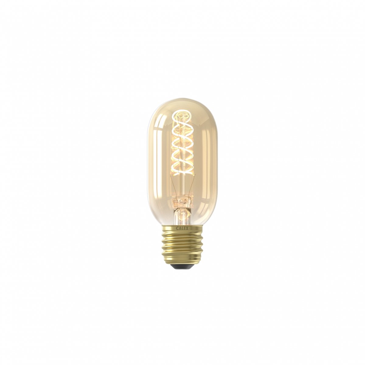 Calex Lichtbron E27 Buislamp - Glas - Goud - 5x11x5 cm (BxHxD)