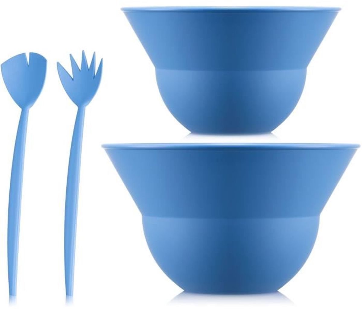 Set van 2 kommen 3 L en 4,9 L met saladebestek - BODUM - Topee - Matisse