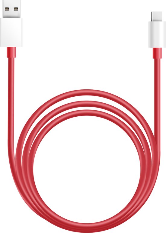 OnePlus, Câble officiel SuperVOOC USB vers USB-C à charge Fast 10 A 1,5 m, rouge