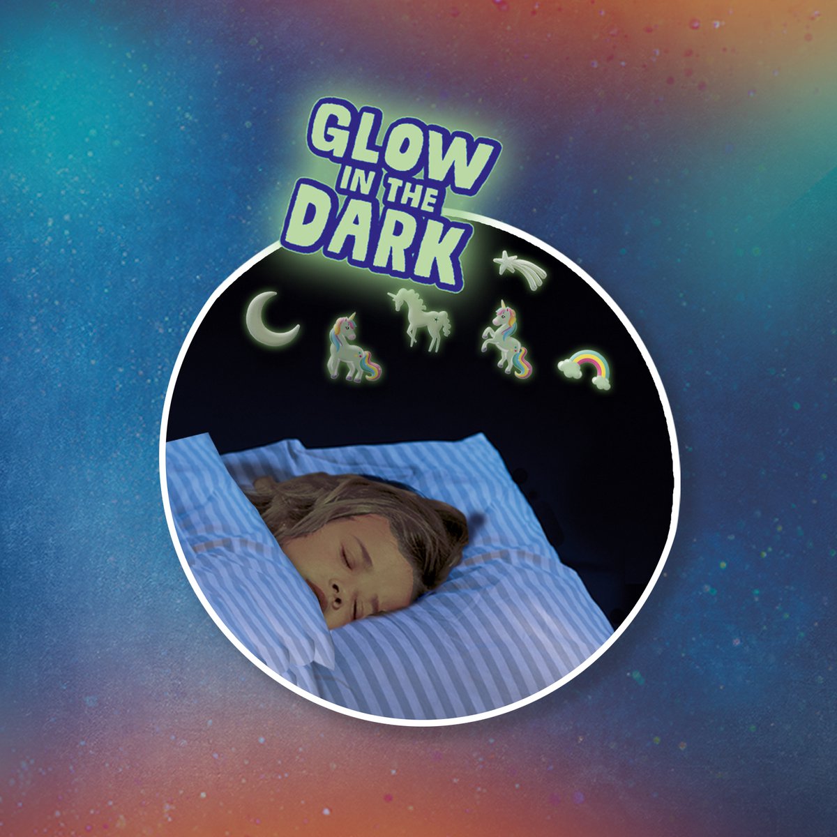 SES Creative Glowing Unicorns - Glow in the Dark Muurdecoratie - Vanaf 5 Jaar - 24 Stuks - Muurstickers Kinderkamer - Schoencadeautjes Sinterklaas — cadeau in Wonen & Interieur - foto 5