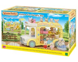 foto van Sylvanian Families 5744 Regenboogbabybus- poppenhuisinrichting