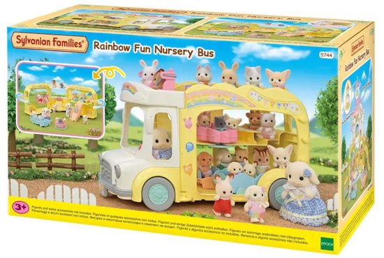 Sylvanian Families 5744 Bus bébé arc-en-ciel