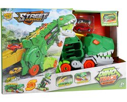 Transporter Dino met 2 Die-Cast Voertuigen