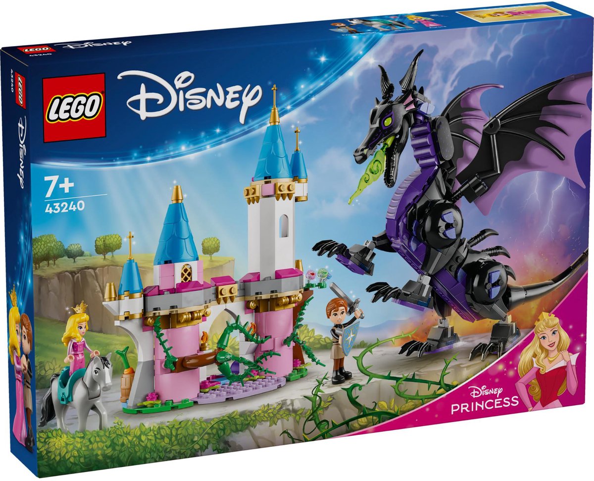 LEGO Disney Princess - Maleficent in drakenvorm constructiespeelgoed 43240
