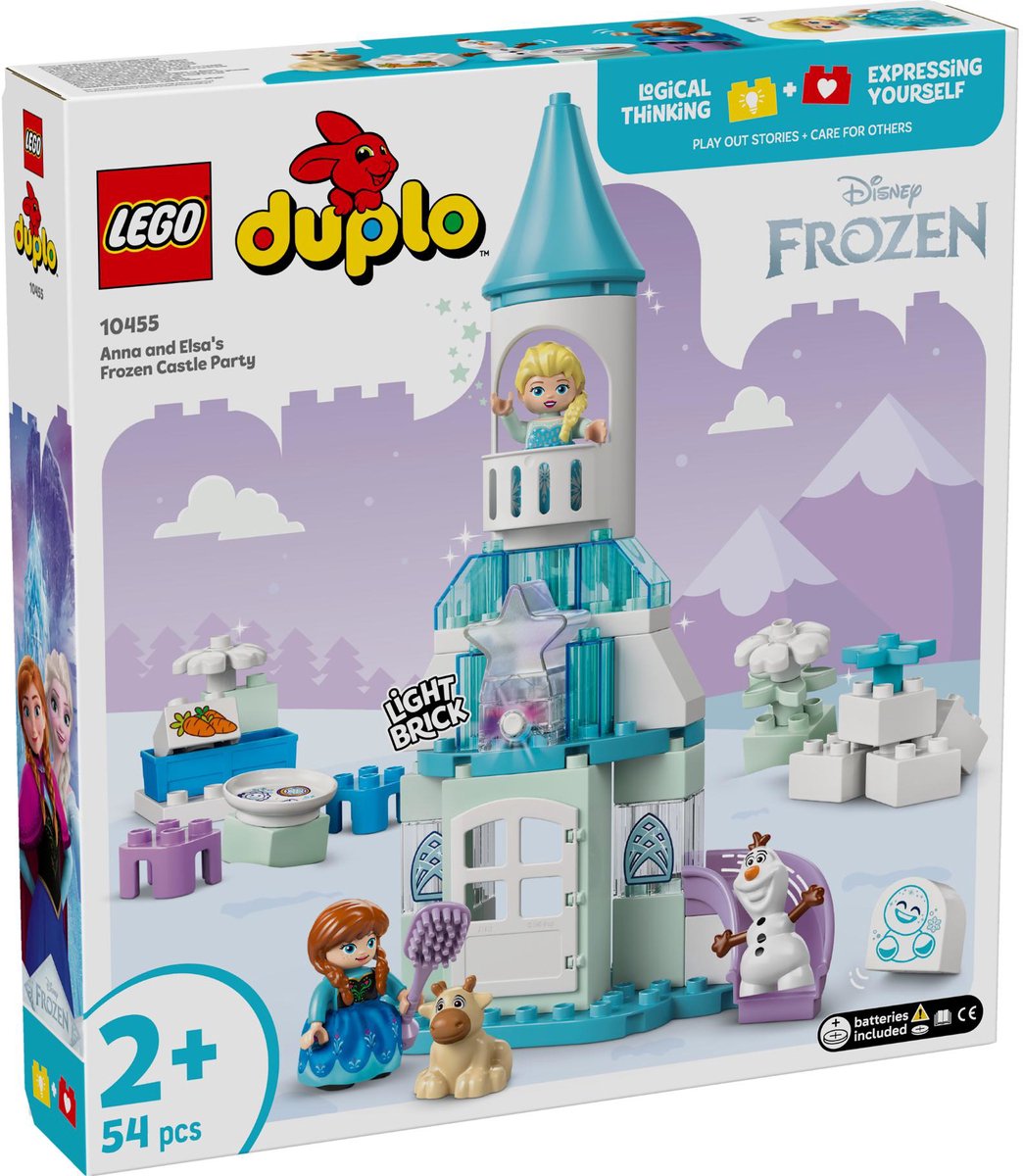 LEGO 10455 DUPLO Disney Anna En Elsa's Frozen  Kasteelfeest