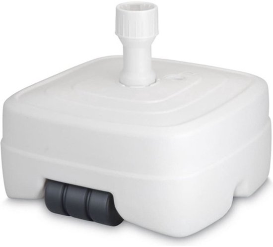 CN Continental Kunststof Parasolvoet Wit | Vulbaar 45 liter
