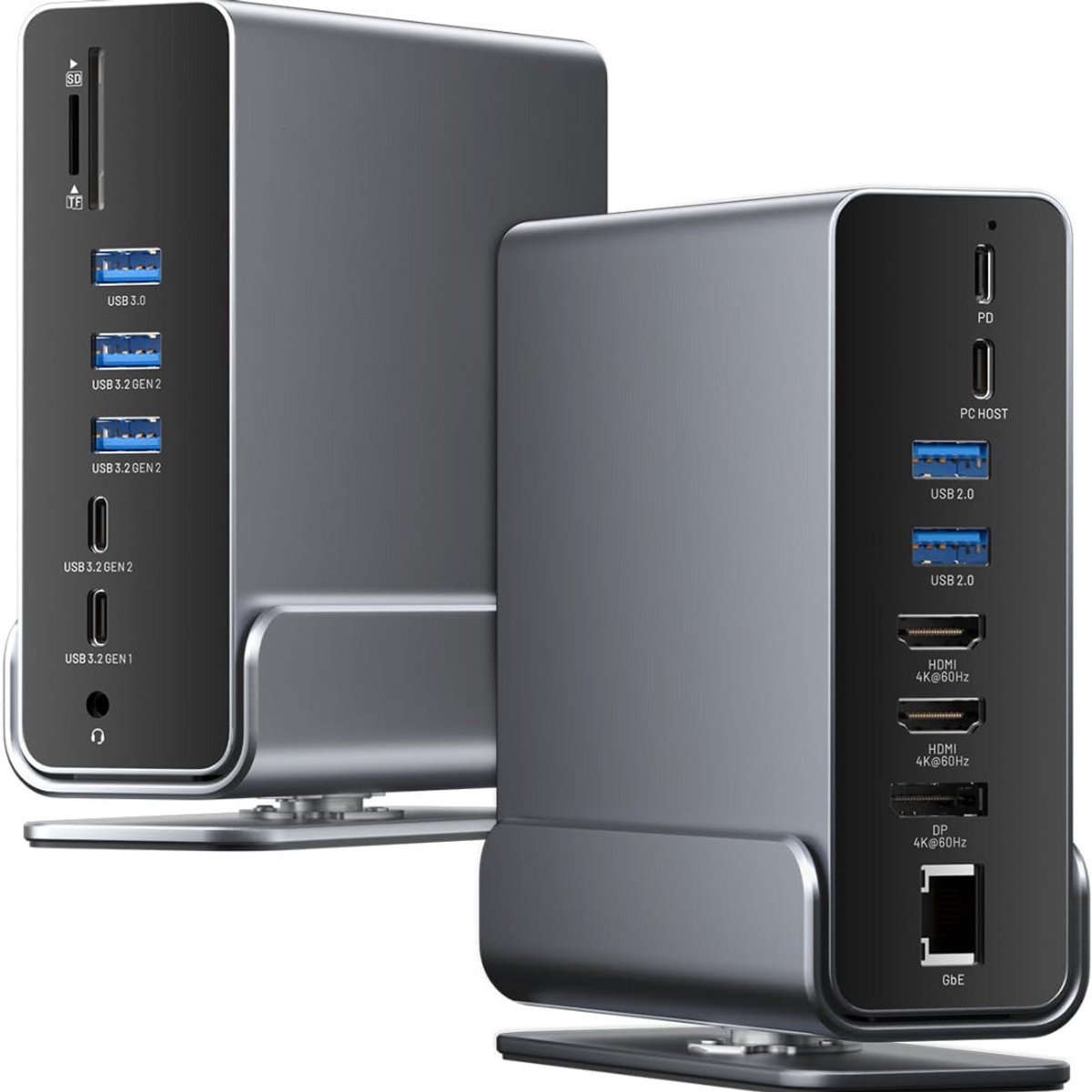 Docking Station Laptop 2x HDMI - Splitter Laptop - USB-C - Universeel