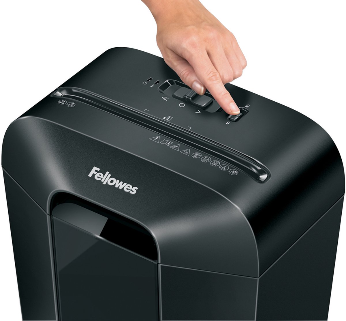 Fellowes LX70 - Papiervernietiger Cross-Cut P-4 – 11 Vel – Shredder voor Thuis & Kantoor – Vernietigt Creditcards & Nietjes – 18L Bak thumbnail 7