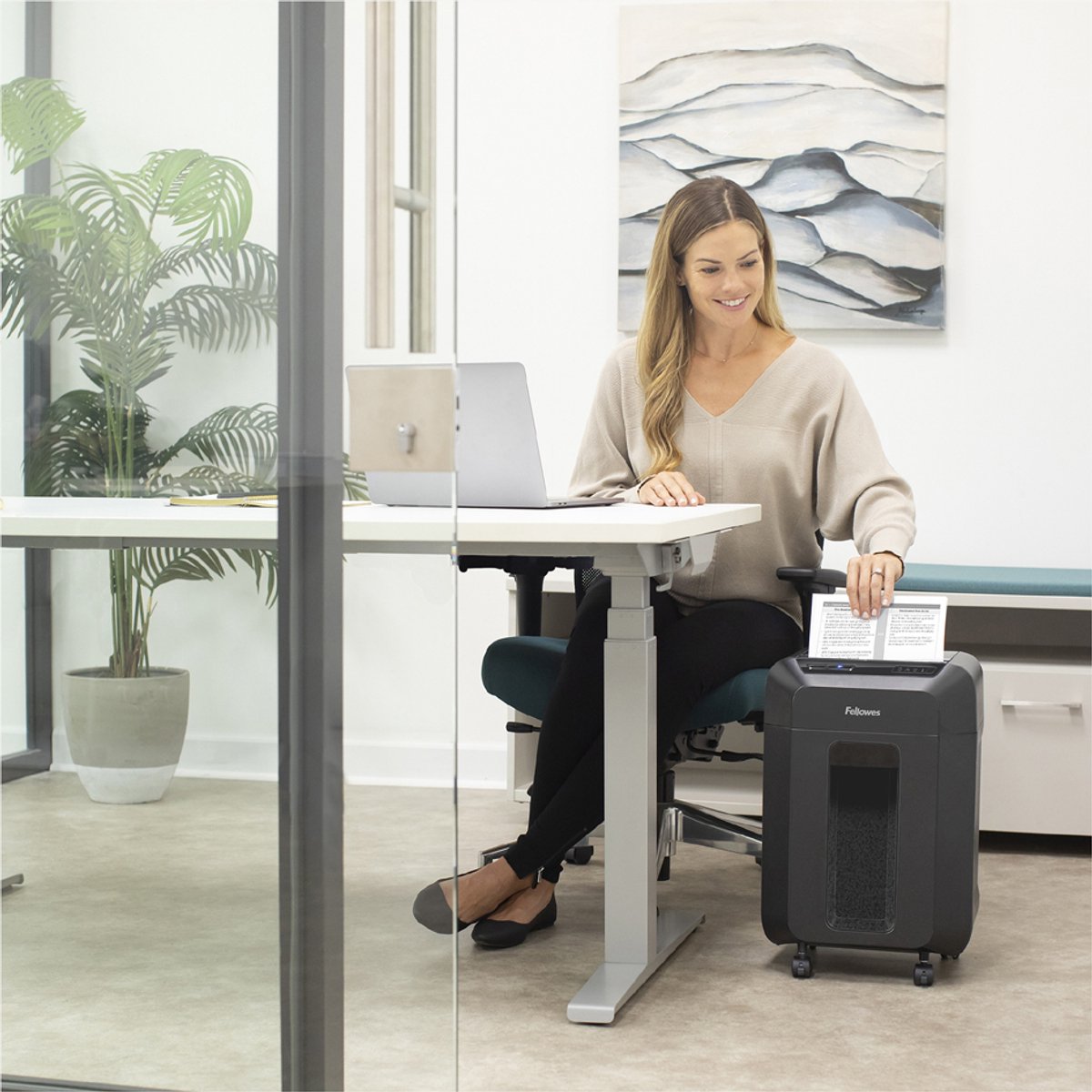 Fellowes Automax 90M - Kantoor Papierversnipperaar thumbnail 7